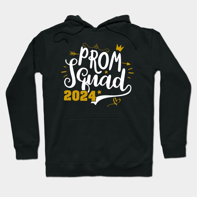 Prom Squad 2024 I Graduate Prom Class Of 2024 Hoodie by Giftyshoop